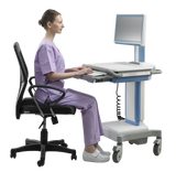 Advantech Mobile Medical Cart with the Motor Lifter to Adjust Height Electrically - AMiS-50