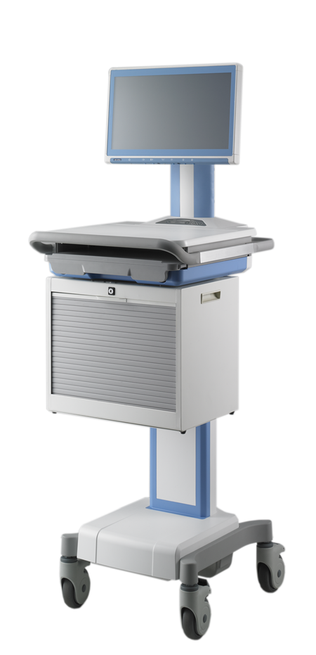 Advantech Mobile Medical Cart with the Motor Lifter to Adjust Height Electrically - AMiS-50