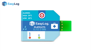 Lascar EasyLog Pack of 10 Platelet Temp & RH Logger